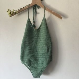 She made me crochet one piece size small